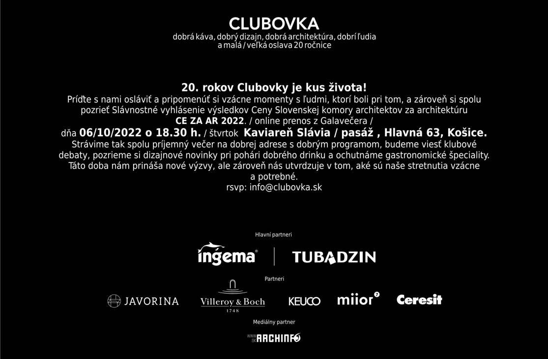 CLUBOVKA 06/10/2022
